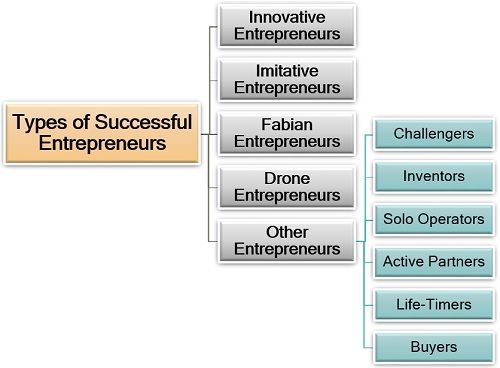 类型的成功企业家